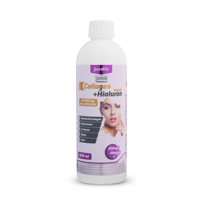 Jutavit Collagen + Hialuron Matrix – Áfonya-meggy íz
