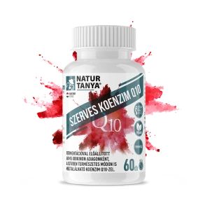 Natur Tanya® Szerves Koenzim Q10 – FERMENTÁLT NÖVÉNYI COQ10 (UBIKINON) tabletta