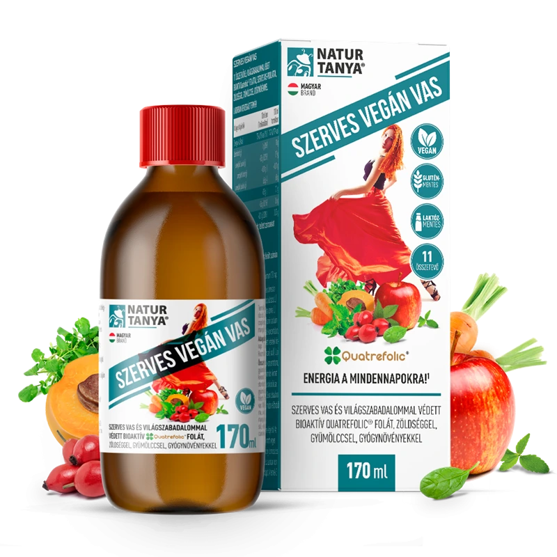 Natur Tanya® SZERVES VEGÁN VAS szirup
