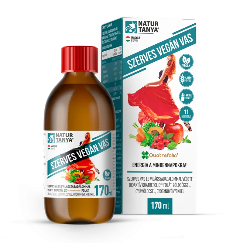 Natur Tanya® SZERVES VEGÁN VAS szirup