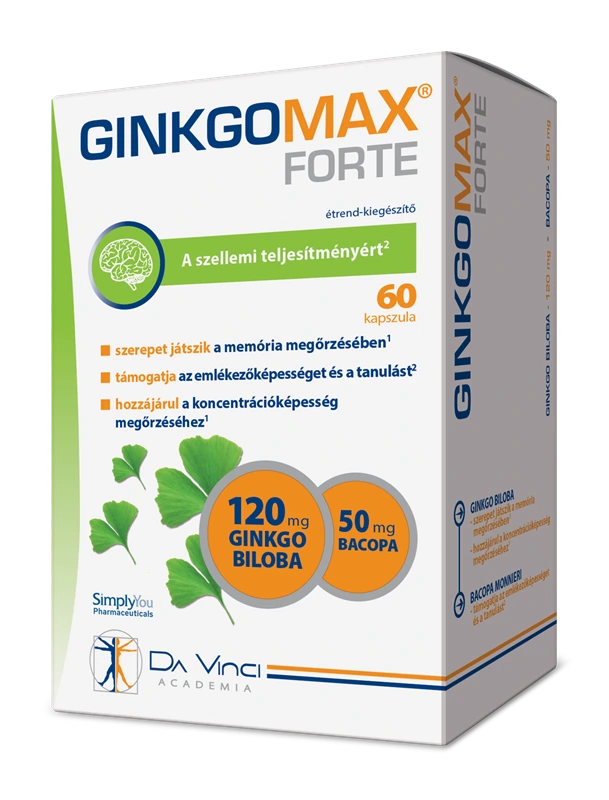 GinkgoMax Forte lágyzselatin kapszula