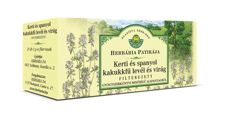Herbária Kerti és spanyol kakukkfű levél és virág (Thymi herba) filteres