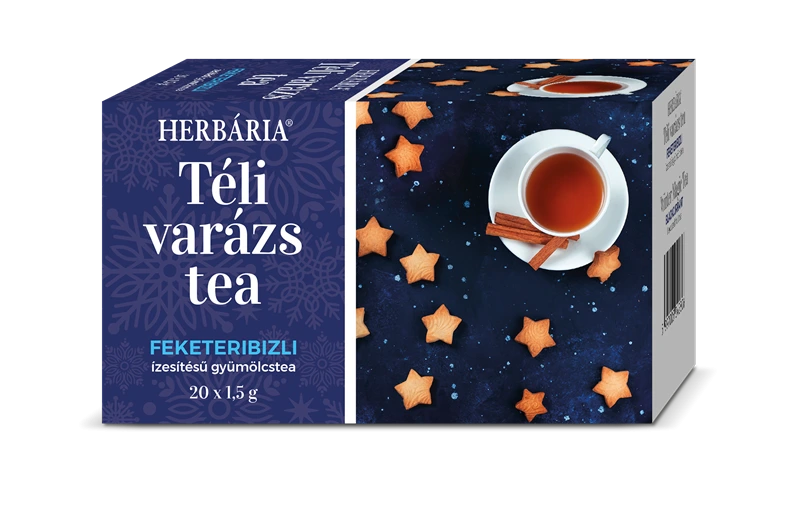 Téli varázs feketeribizli ízű filter tea