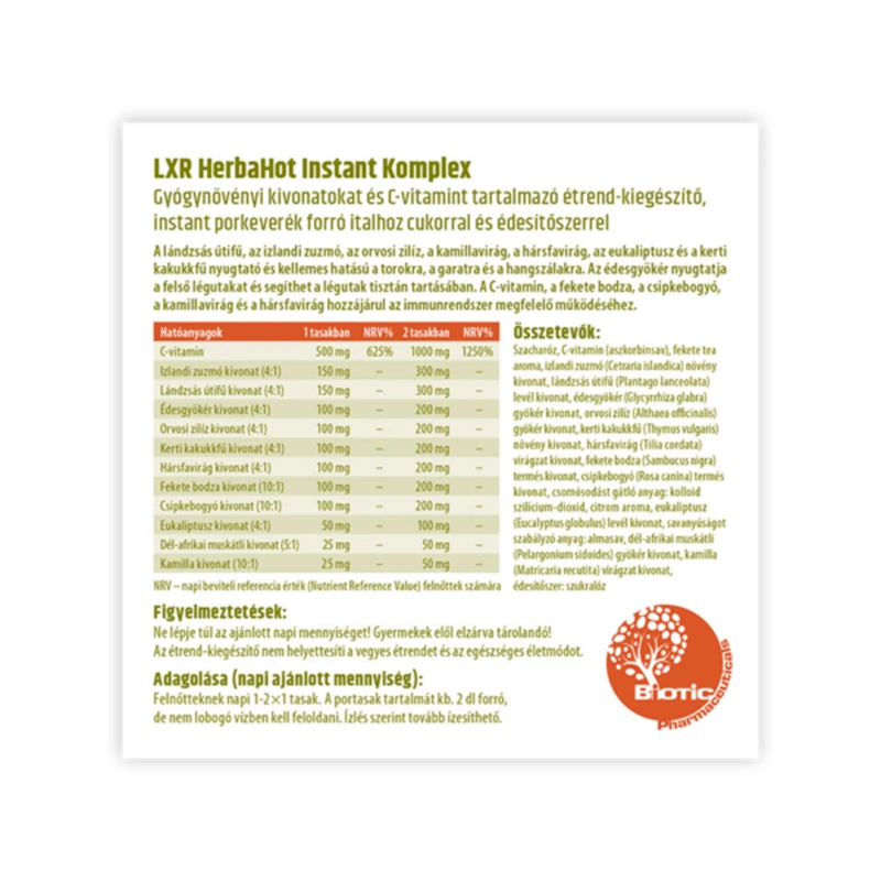 LXR HerbaHot Instant Komplex