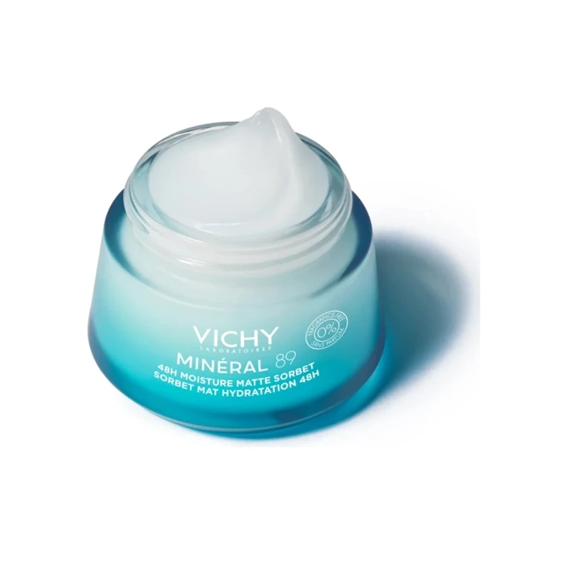 Vichy Minéral 89 akár 48 órás hidratáló mattító sorbet