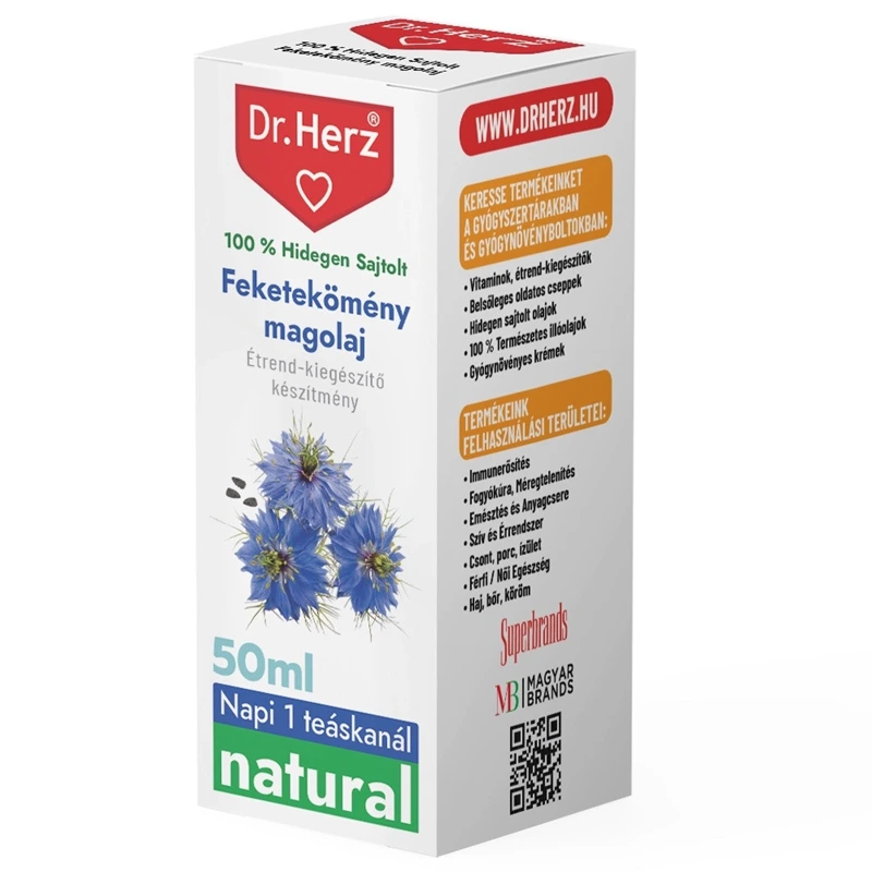 Dr. Herz Feketekömény magolaj 100% hidegen sajtolt