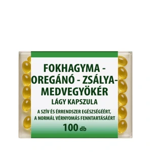 Dr. CHEN Fokhagyma-Oregánó-Zsálya-Medvegyökér lágy kapszula