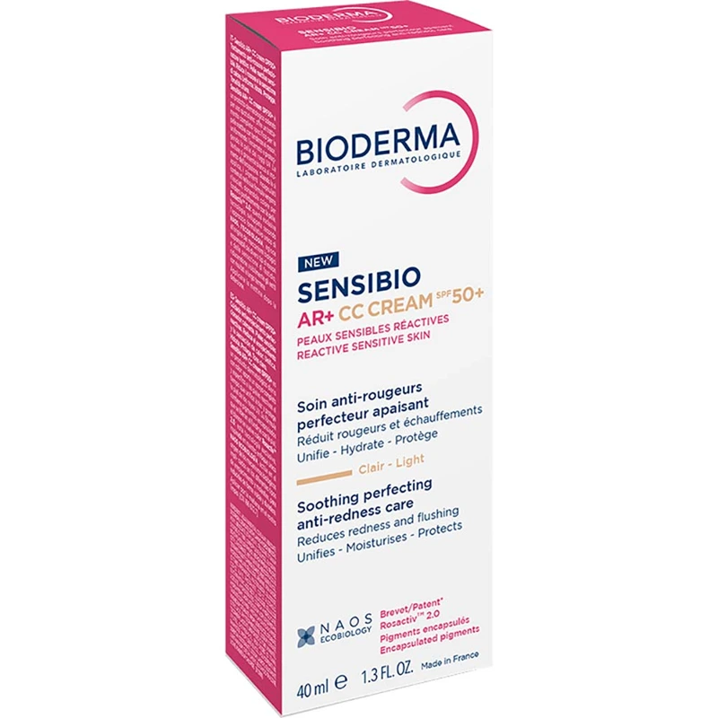 BIODERMA Sensibio AR+ CC krém SPF50+