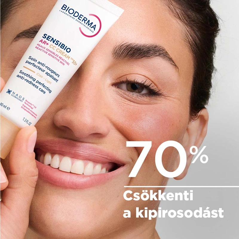 BIODERMA Sensibio AR+ CC krém SPF50+