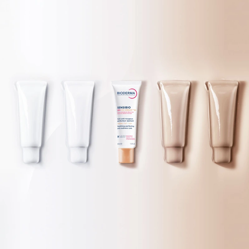 BIODERMA Sensibio AR+ CC krém SPF50+