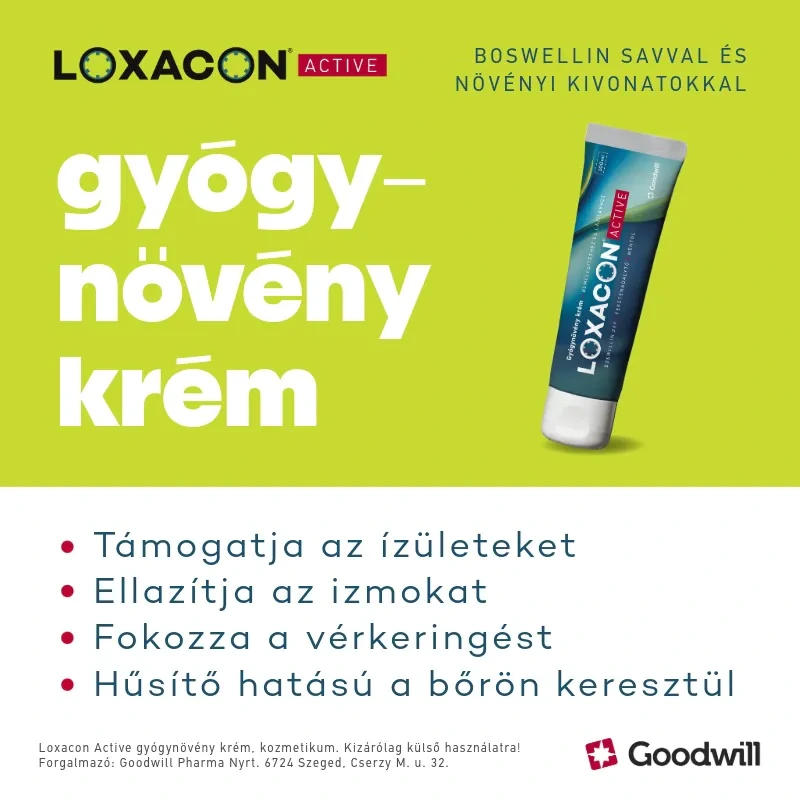 Goodwill Loxacon Active gyógynövény krém
