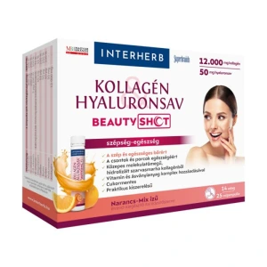 Interherb Kollagén Hyaluronsav Beauty Shot Narancs-mix ízű ampulla