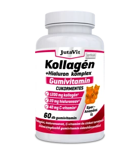 JutaVit Kollagén + Hialuron Komplex Cukormentes Gumivitamin
