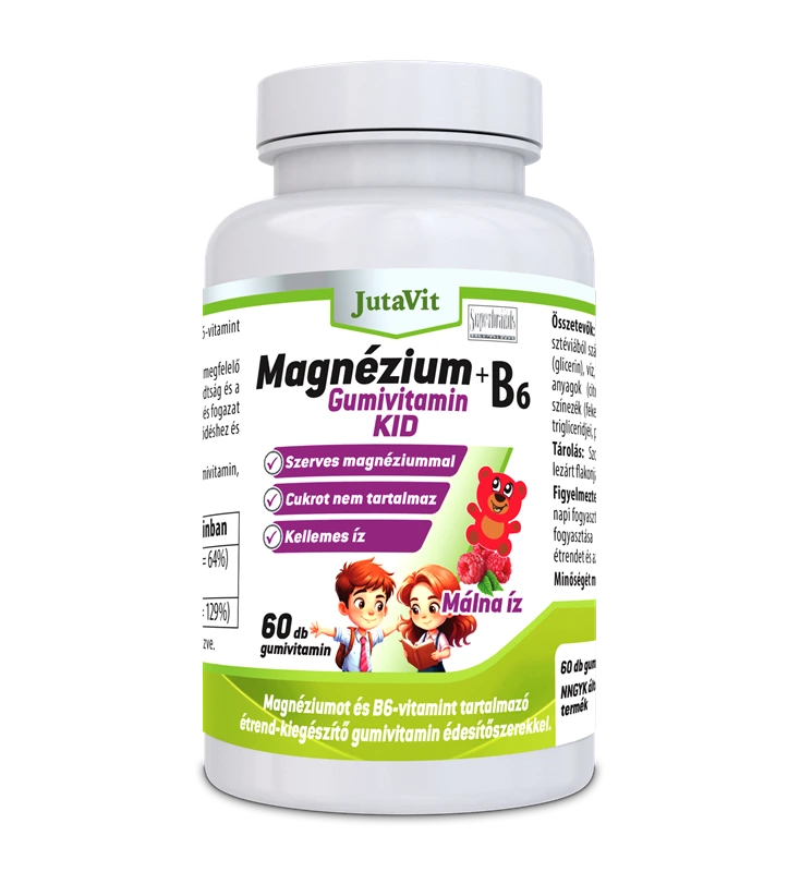 JutaVit Magnézium + B6 Gumivitamin KID gumivitamin