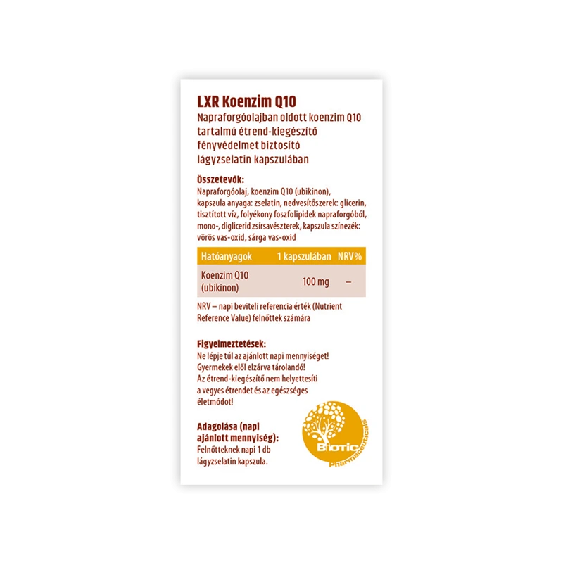 LXR Koenzim Q10 kapszula