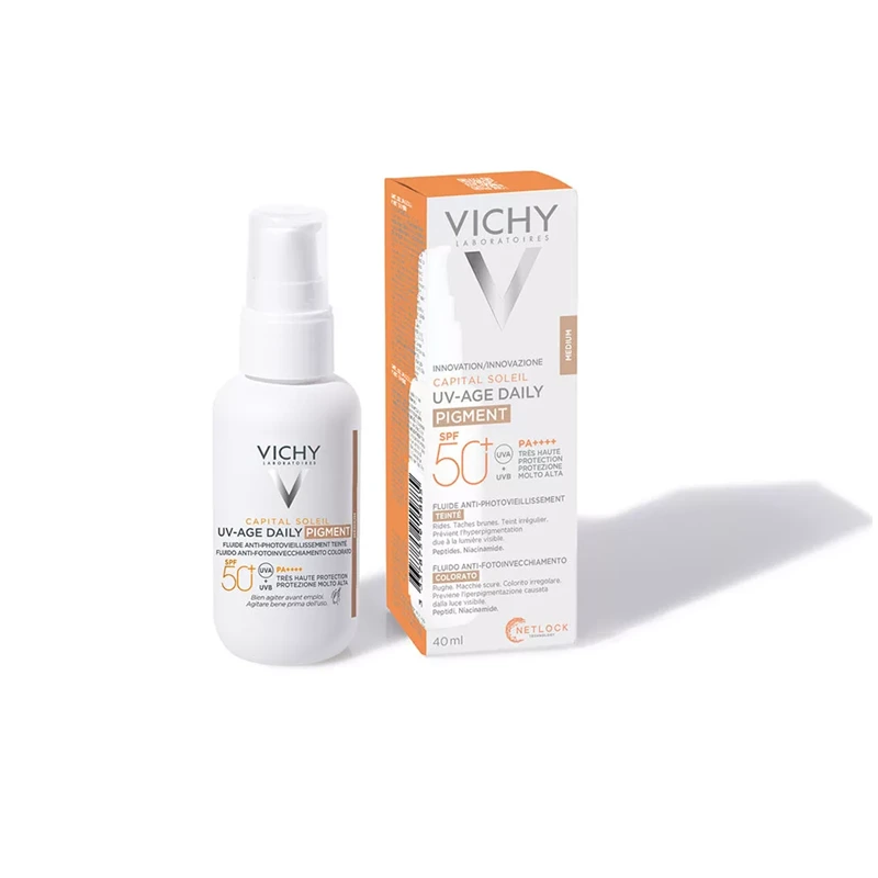VICHY Capital Soleil UV-Age Daily színezett fényvédő medium SPF50