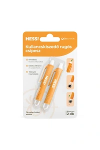 Elysium HESS! kullancskiszedő rugós csipesz - narancssárga - 2 db/készlet