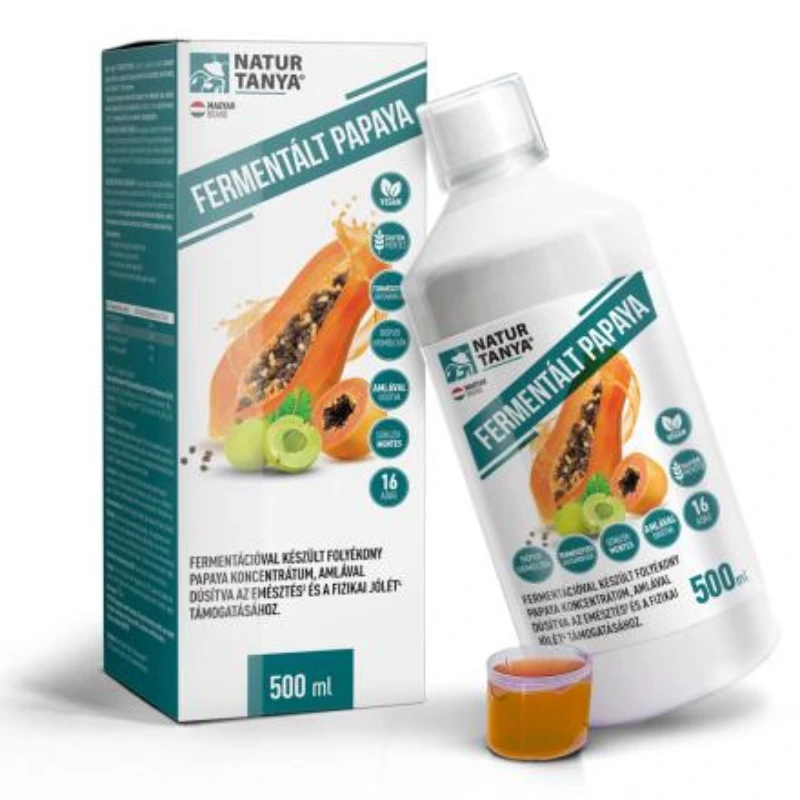 Natur Tanya® FERMENTÁLT PAPAYA koncentrátum amlával