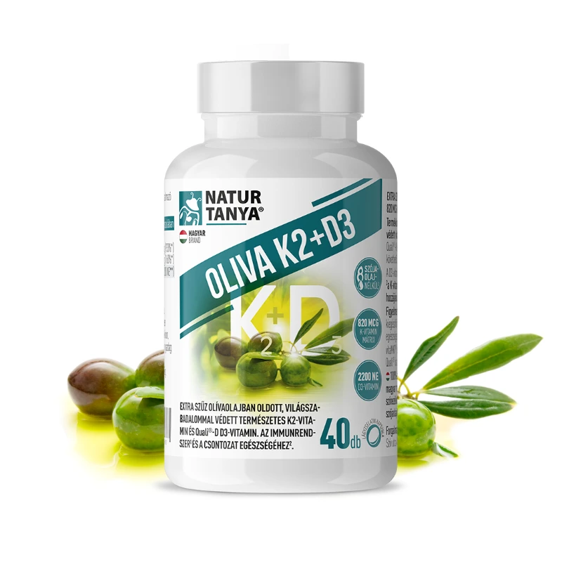 Natur Tanya® OLIVA K2+D3 kapszula