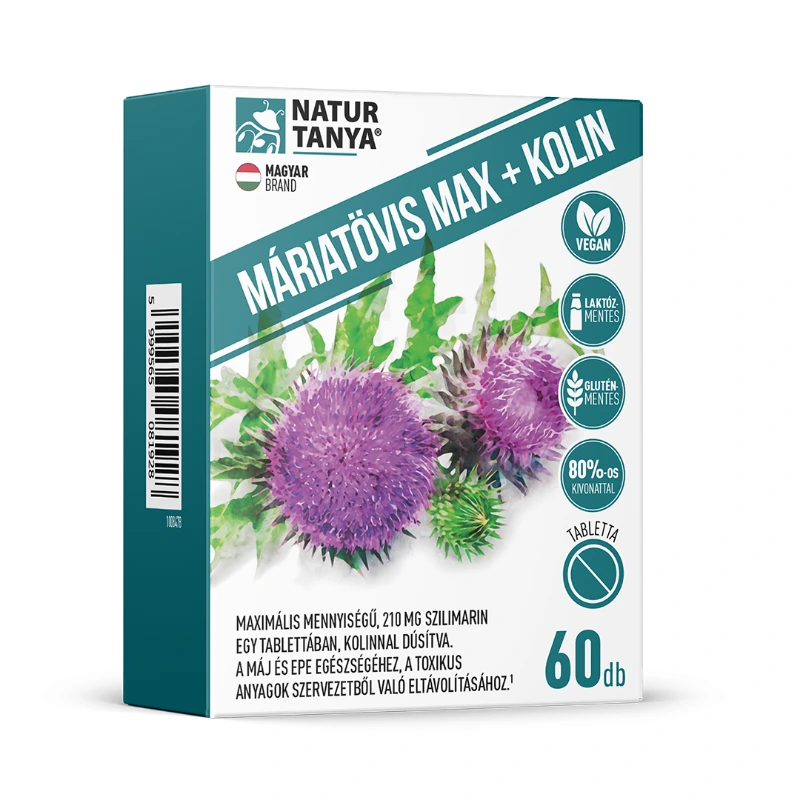 Natur Tanya® MÁRIATÖVIS MAX + KOLIN tabletta
