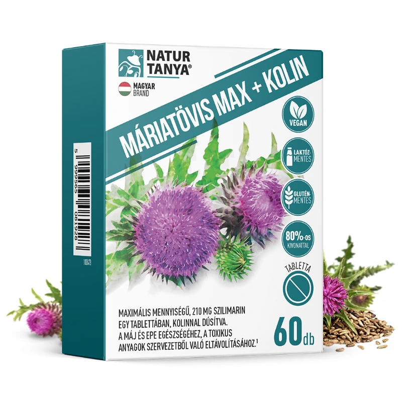 Natur Tanya® MÁRIATÖVIS MAX + KOLIN tabletta