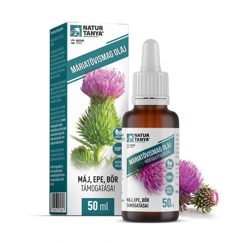 Natur Tanya® 100% Máriatövismag olaj hidegsajtolással