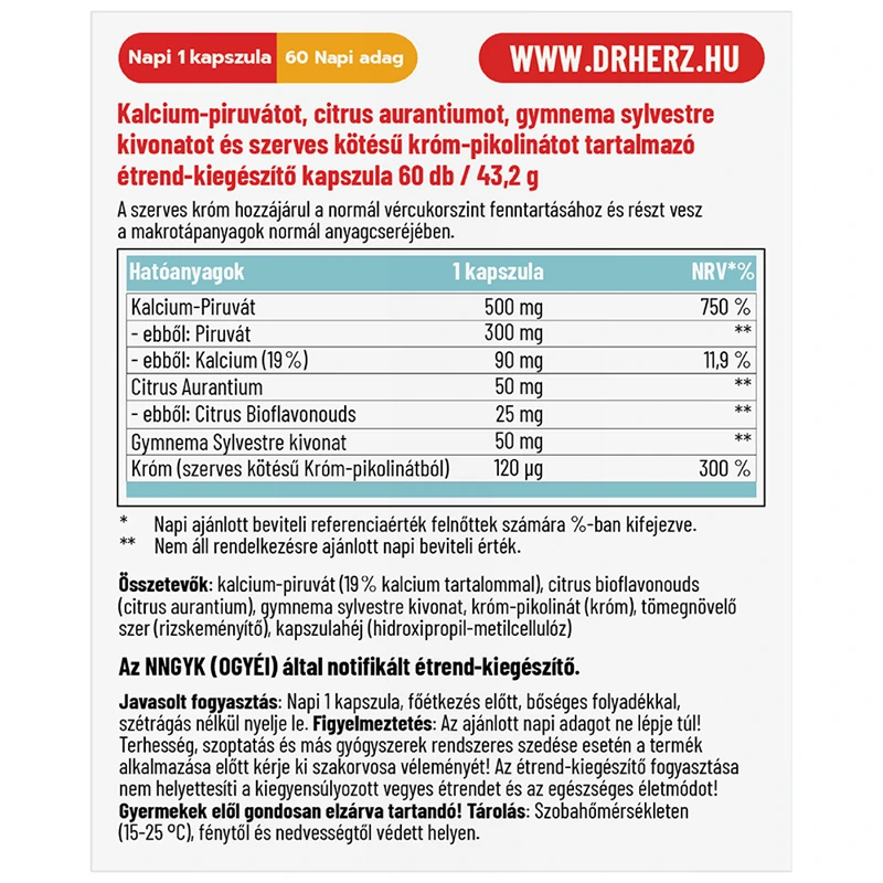 Dr. Herz Testsúlykontroll kapszula
