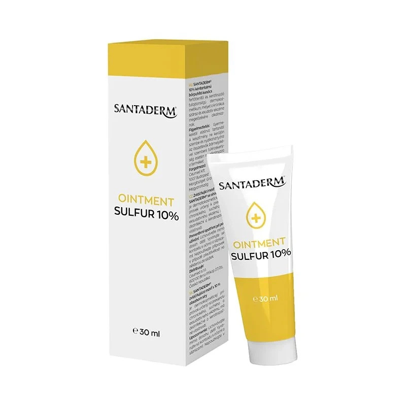 Santaderm 10% kéntartalmú bőrpuhító kenőcs
