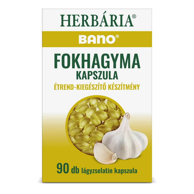 Herbária Bano Fokhagyma kapszula étrend-kiegészítő készítmény