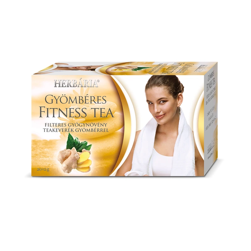 Herbária Fitness-Gyömbér tea - filteres gyógynövény teakeverék gyömbérrel