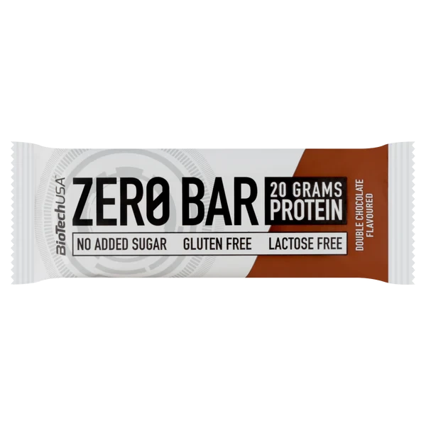 BioTechUsa Zero Bar fehérje szelet duplacsokis