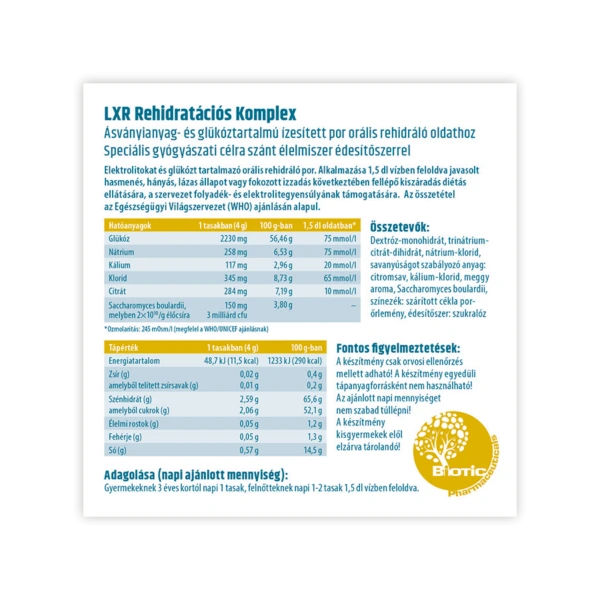 LXR Rehidratációs Komplex por
