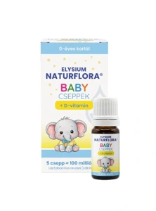 Elysium Naturflora Baby cseppek D-vitaminnal