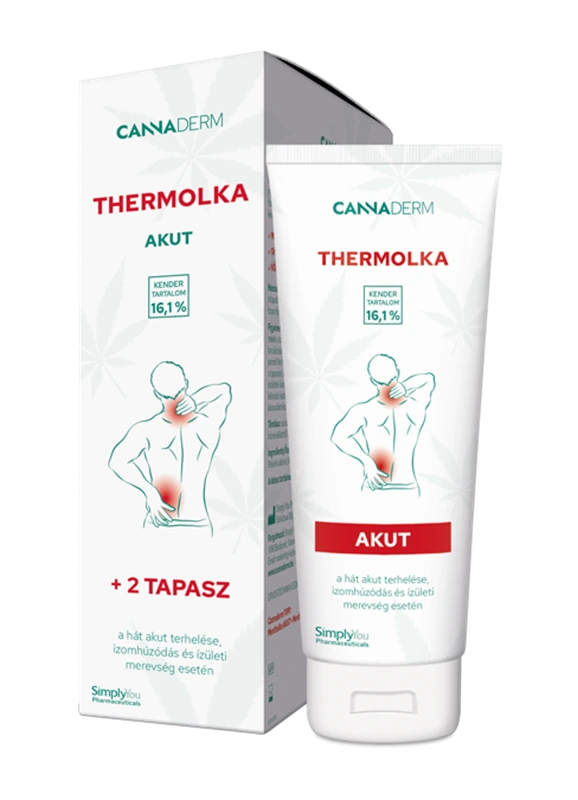 Cannaderm Thermolka AKUT melegítő gél, izmokra, ízületekre