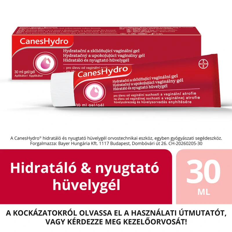 CanesHydro® hidratáló és nyugtató hüvelygél