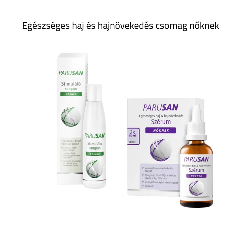 Parusan Stimuláló sampon 200 ml + Parusan szérum 2x50 ml
