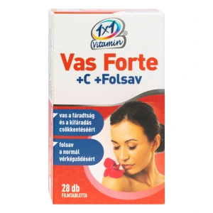 1x1 Vitamin Vas Forte + C + Folsav filmtabletta