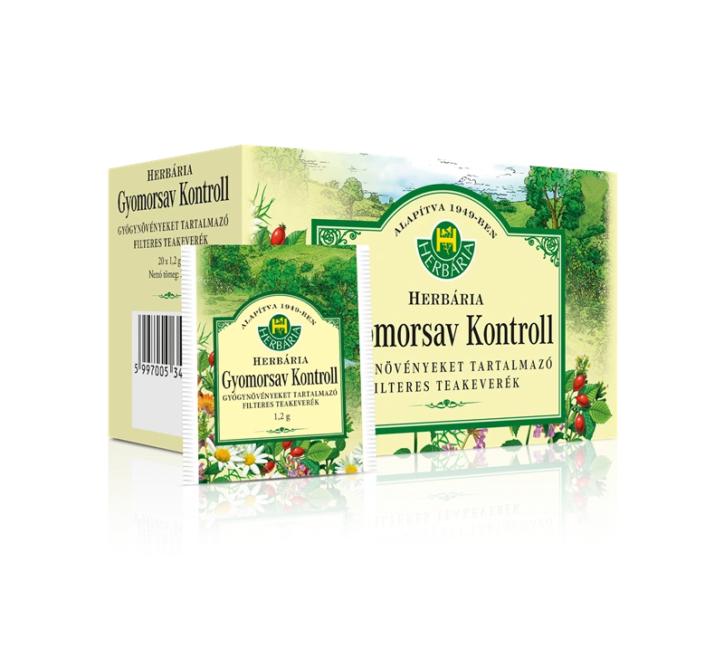 Herbária Gyomorsav kontroll filteres teakeverék
