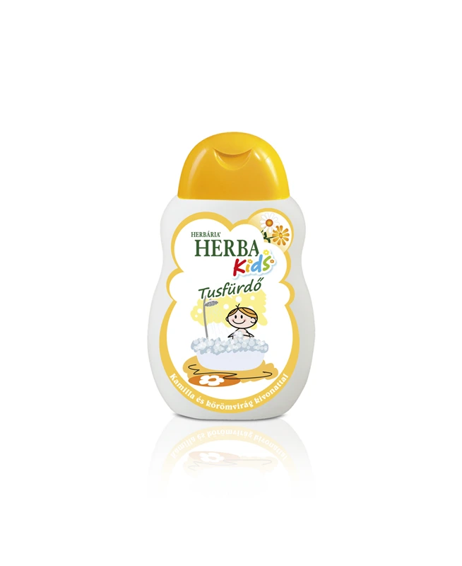 Herbária HERBA Kids Tusfürdő- Kamilla és körömvirág kivonattal