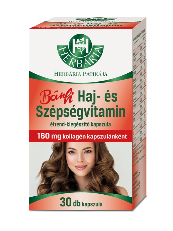 Herbária Bánfi Haj- és Szépségvitamin étrend-kiegészítő kapszula