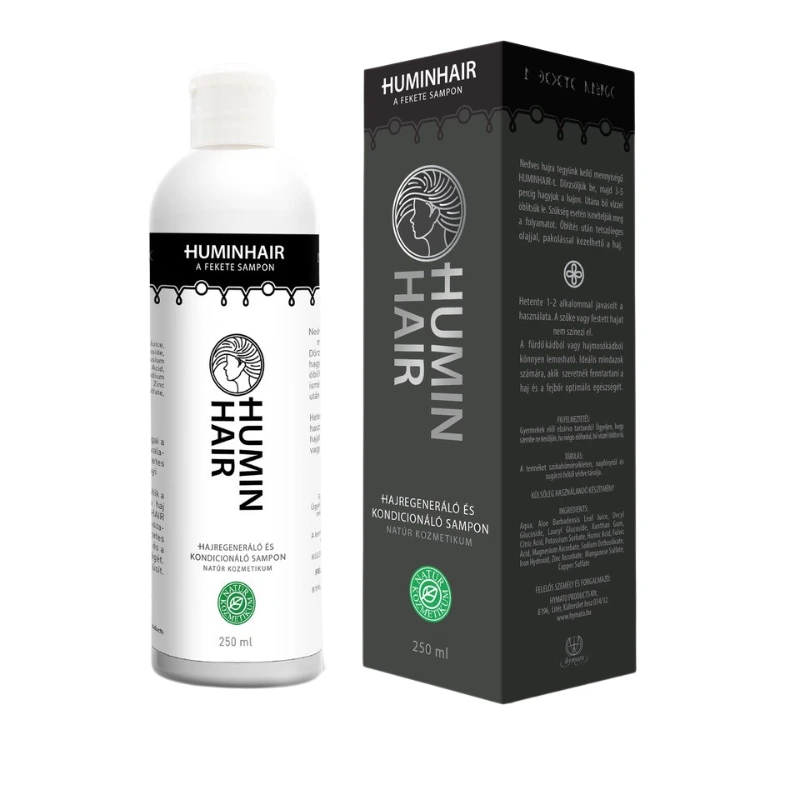 HuminHair – Hajregeneráló és kondicionáló sampon – natúr kozmetikum