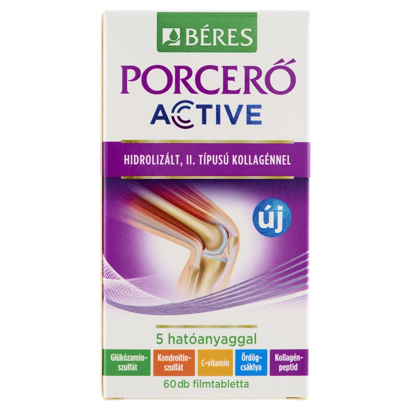 Béres Porcerő Active étrend-kiegészítő filmtabletta C-vitaminnal