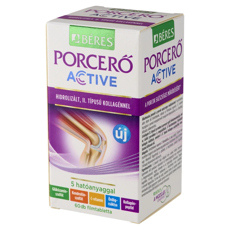 Béres Porcerő Active étrend-kiegészítő filmtabletta C-vitaminnal