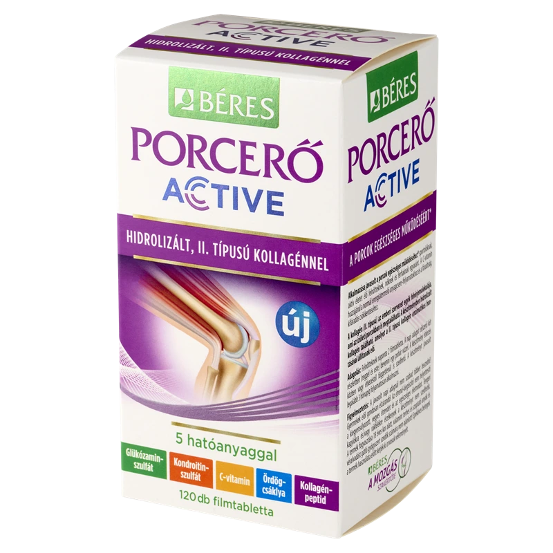 Béres Porcerő Active étrend-kiegészítő filmtabletta C-vitaminnal