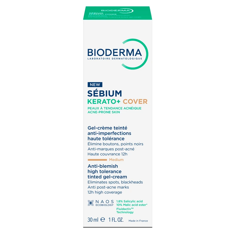 BIODERMA Sébium Kerato+ Cover színezett krém