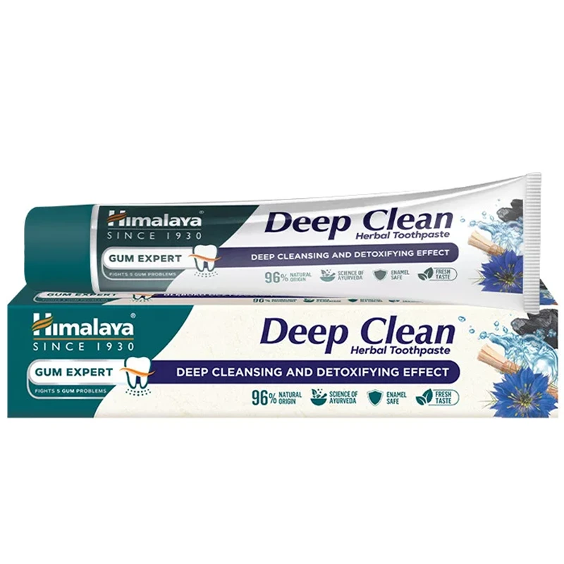 Himalaya Deep Clean faszenes gyógynövényes fogkrém