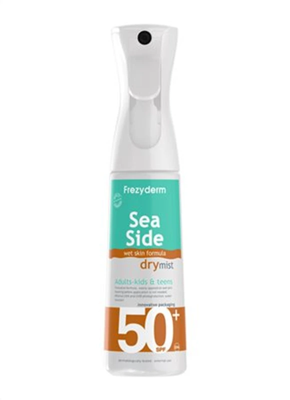 FrezyDerm Seaside dry mist SPF50+ fényvédő permet szórófejjel, vízálló
