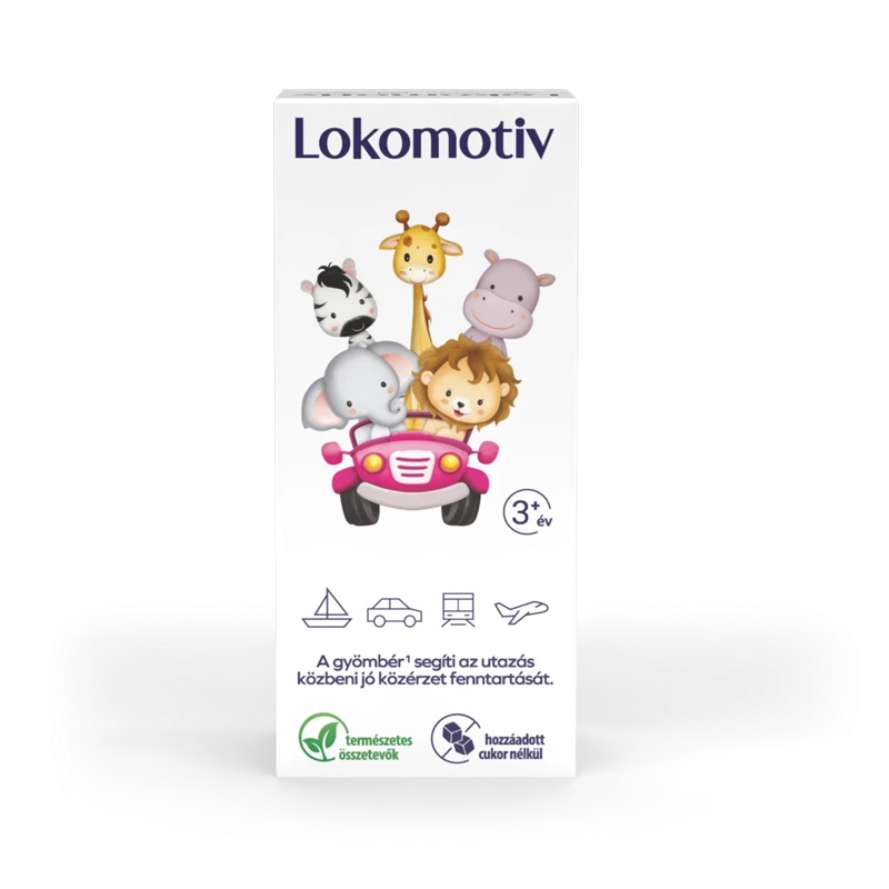 Lokomotiv B-vitaminokat, kamillát és gyömbért tartalmazó étrend-kiegészítő csepp
