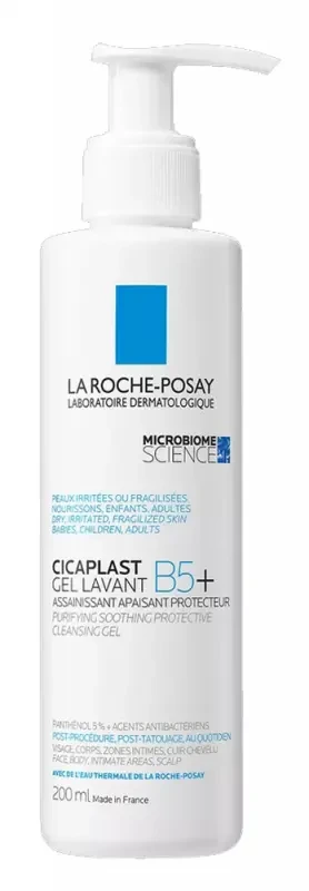 LA ROCHE-POSAY Cicaplast Lavant B5 Tisztító bőrnyugtató habzó gél