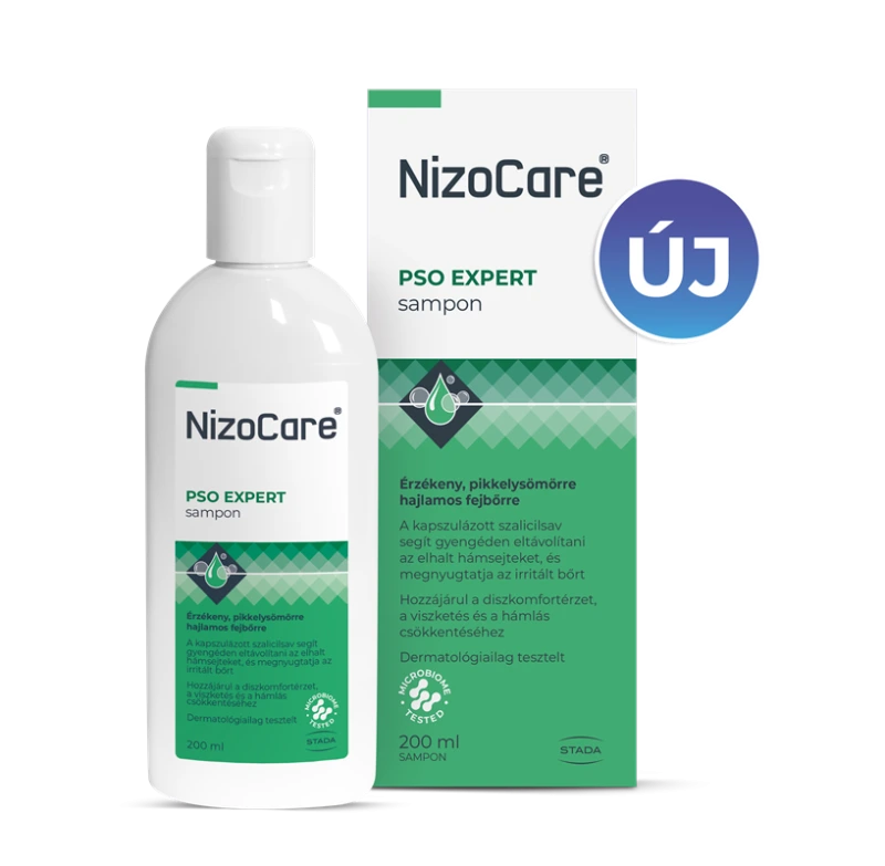 NizoCare PSO EXPERT sampon érzékeny, pikkelysömörre hajlamos fejbőrre
